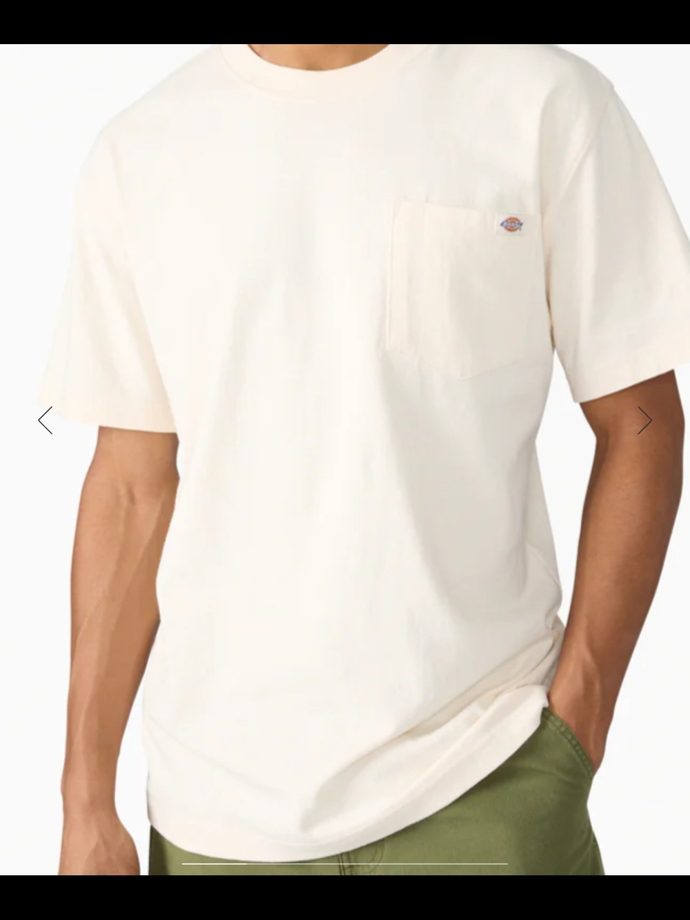 Dickies 100% Cotton 2XL White Pocket Short Sleeve Work Tee